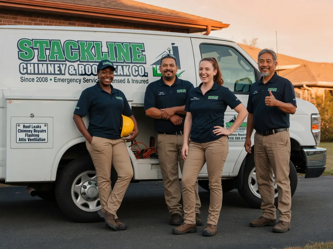 Chimney flashing repair company in Jennings, LA